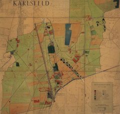 Bestandsplan der Gemeinde Karlsfeld 1952 Bestandsplan der Gemeinde Karlsfeld 1952