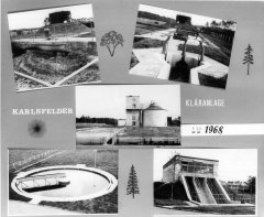 Postkarte Kläranlage 1968 Postkarte Kläranlage 1968