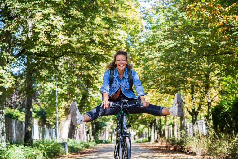 Fahrradfahrerin_STADTRADELN Fahrradfahrerin_STADTRADELN
